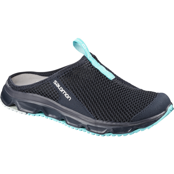 Salomon Singapore Womens Sandals - RX SLIDE 3.0 W Navy | 02897-SGUB